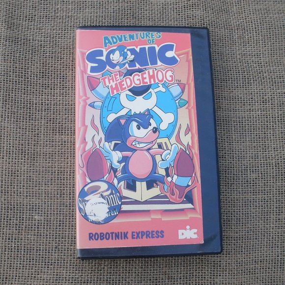 Sonic the Hedgehog Robotnik Express VHS anime tape - Picture 1 of 16